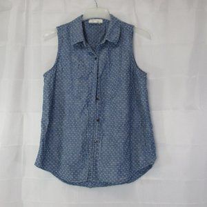 TWO BY VINCE CAMUTO SLEEVELESS TOP SIZE MEDIUM